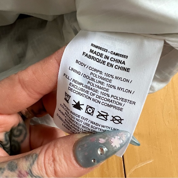 White Nike lightweight puffer - Picture 7 of 7